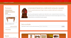Desktop Screenshot of lacommode.it