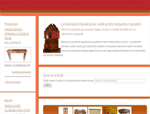 Tablet Screenshot of lacommode.it